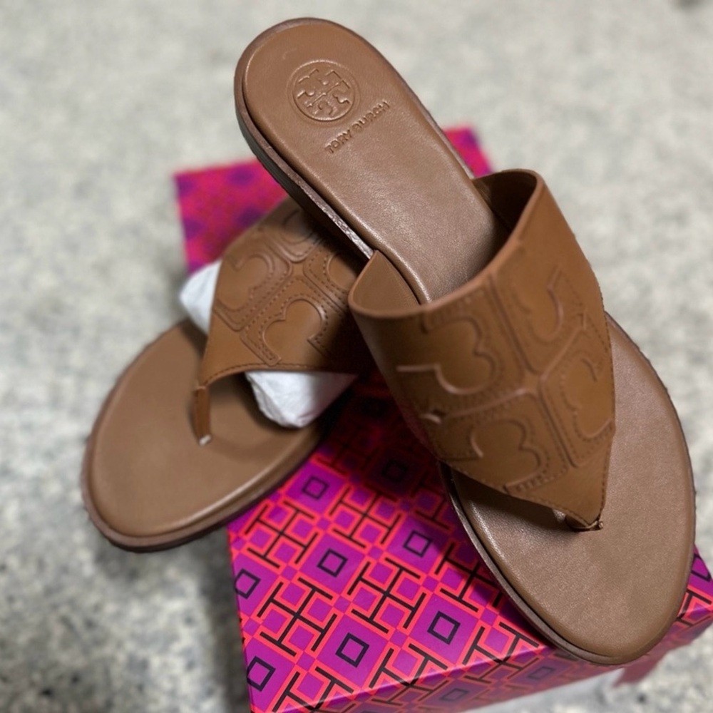 NEW Tory Burch Jamie Leather Sandal - size 8.5
